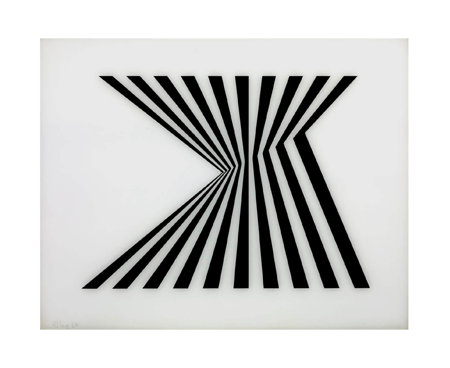 Untitled [Fragment 1/7]', Bridget Riley (1965)